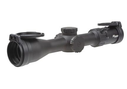 SIG SAUER Whiskey4 3-12x44mm Rifle Scope, 30mm Tube, Second Focal Plane (SFP)
