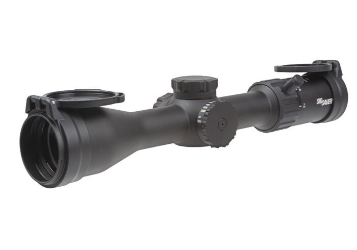 SIG SAUER Whiskey4 3-12x44mm Rifle Scope, 30mm Tube, Second Focal Plane (SFP)
