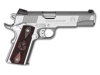 Springfield Armory 1911-A1-Loaded-Stainless Pistol, .45 ACP, 5 in barrel