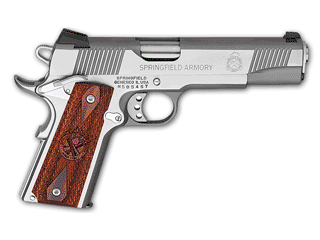 Springfield Armory 1911-A1-Loaded-Stainless Pistol, 9mm Luger, 5 in barrel