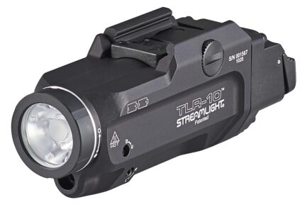 Streamlight TLR-10 Gun Light With Red Laser And Rear Switch Options