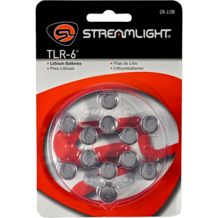 Streamlight TLR-6 CR 1/3N Lithium Batteries