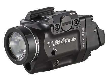 Streamlight TLR-8 Sub For Glock 43X/48 MOS LED Weapon Light w/ Red Laser