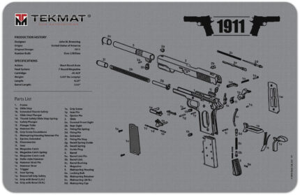 TekMat 1911 11 x 17 Gun Cleaning Mats