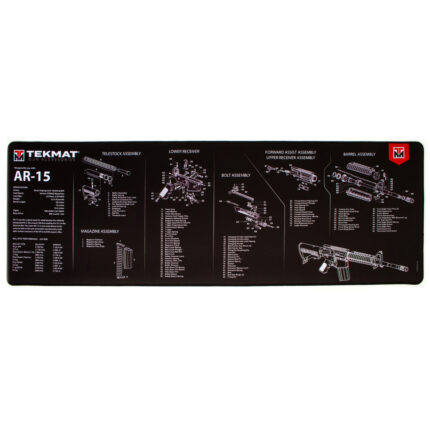 Tekmat Armorers Bench Mat Ultra 15"x44" Ar-15 Black