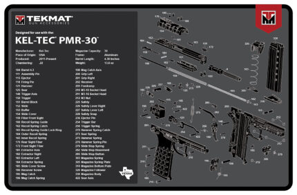 TekMat Cleaning Mat 17"x11" Gray Thermoplastic Fiber Top W/Vulcan