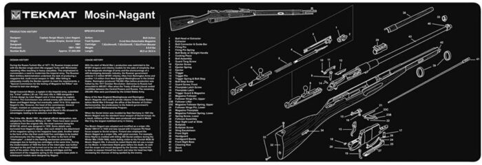 TekMat Gun Cleaning Mat, Mosin Nagant