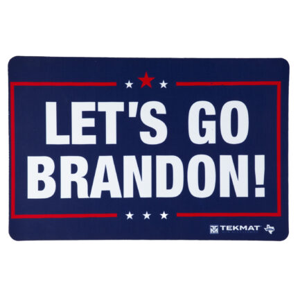 TekMat Let's Go Brandon Pistol Mat, 11x17, Includes Small Microfiber TekTowel