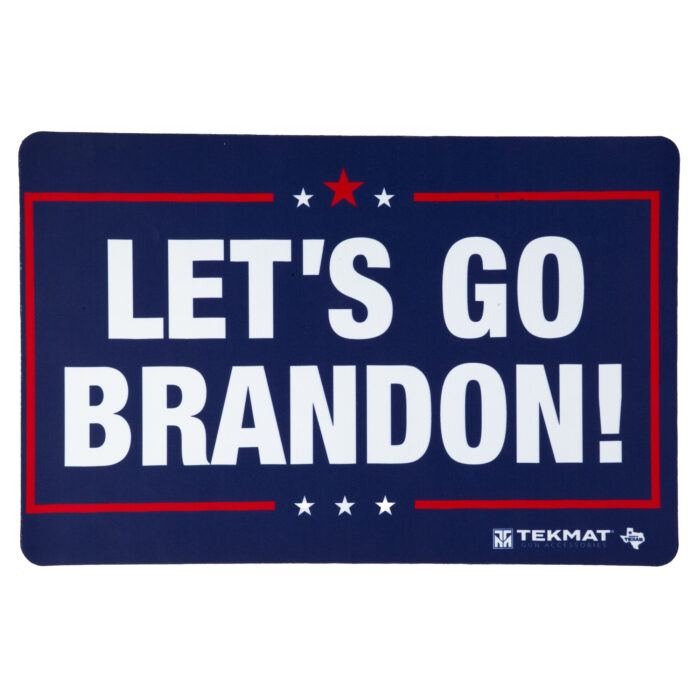 TekMat Let's Go Brandon Pistol Mat, 11x17, Includes Small Microfiber TekTowel