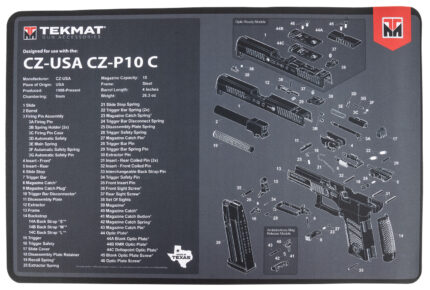 TekMat TEKR17CZP10C CZ P-10C Cleaning Mat
