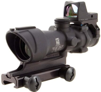 Trijicon 4x32 ACOG Rifle Scope w/ Colt Knob Thumbscrew Mount and Red Dot RMR