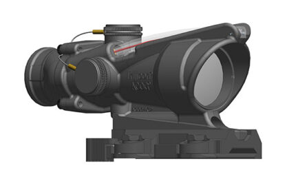 Trijicon 4x32 ACOG Scope, Dual Illuminated Red Horseshoe/Dot M855 RCO Reticle w/ LaRue Tactical LT799 Mount