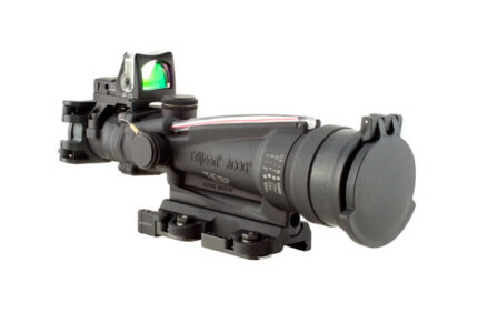 Trijicon ACOG 3.5x35 Scope, Dual Illuminated Red Horseshoe/Dot M249 Ballistic Reticle, 9.0MOA RMR Sight