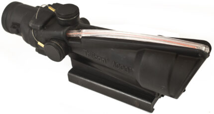Trijicon ACOG 3.5x35mm Rifle Scope with Chevron BAC Reticle and Mount