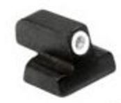Trijicon Bright & Tough SA07 Night Sights for Smith&Wesson 9mm w/ LR (Novak LoMount)