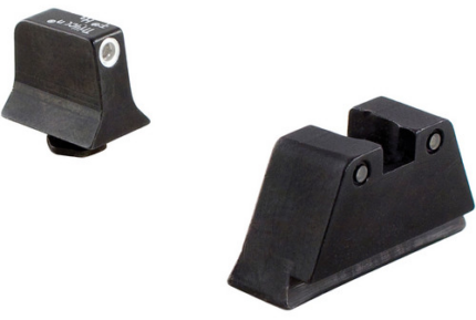 Trijicon Fits Glock Suppressor Night Sights - White Outline Front