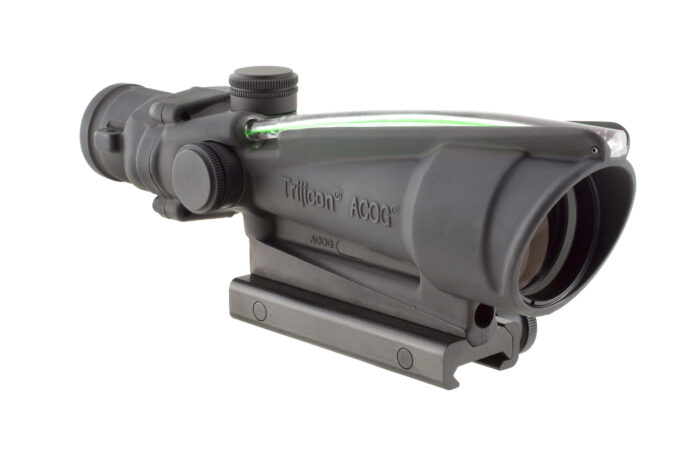 Trijicon TA11E ACOG 3.5x35 Scope w/ Chevron BAC .308 Reticle w/ TA51 Flat Top Adapter TA11E/ TA11E-G/TA11E-A Rifle Scopes