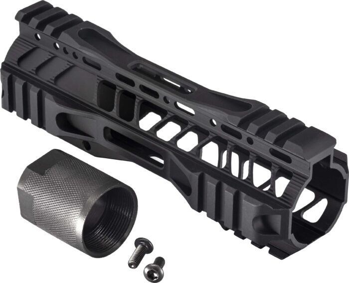 TRYBE Defense AR-15 M-LOK Extra Lightweight Quad Handguard w/ Cut Rail