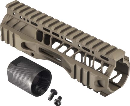 TRYBE Defense AR-15 M-LOK Lightweight Quad Handguard w/ Full Rail