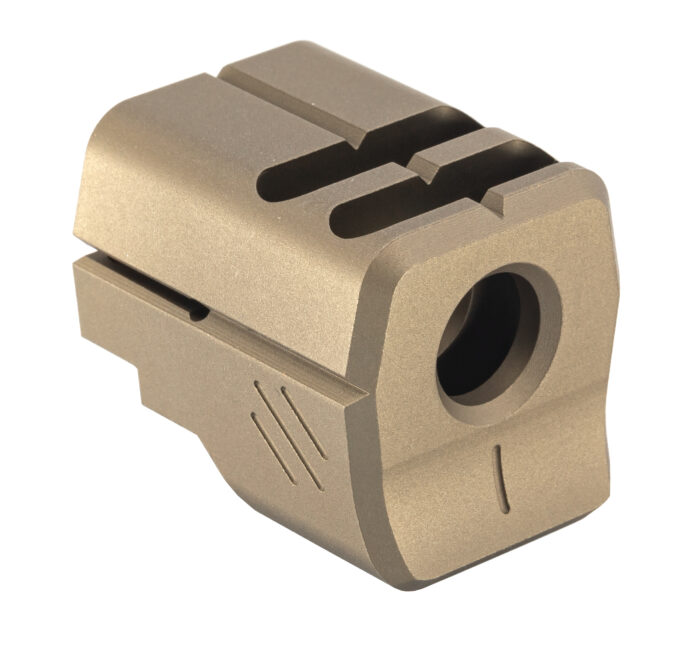 TRYBE Defense Universal Double Port 9mm Full Size Compensator