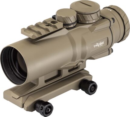 TRYBE Optics 3x32mm Compact Prism Scope Red Dot Sight, 32mm Tube