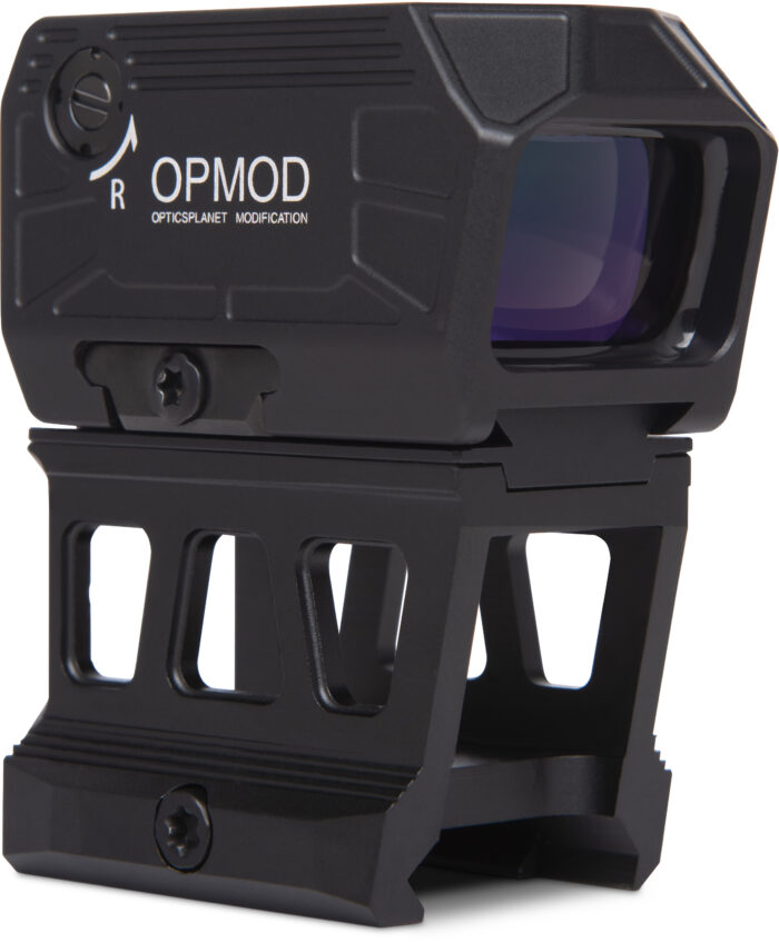 Viridian OPMOD Omega Closed Emitter Green Dot Sight, ACRO Mounting w/RMR adapter And High Picatinny Mount