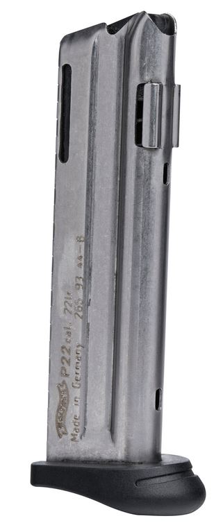 Walther Arms P22Q .22 LR 10 Round Pistol Magazine w/Finger Rest