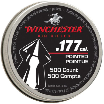 Winchester .177 Cal. Pointed Pellets - 500 Tin