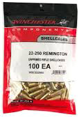 Winchester .22-250 Remington Unprimed Rifle Brass