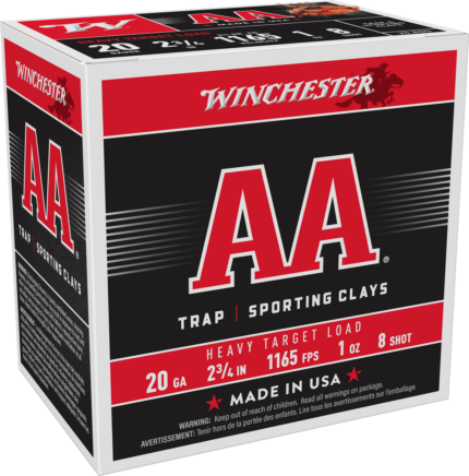 Winchester AA 20 Gauge 1 oz 2.75" Shotgun Ammunition