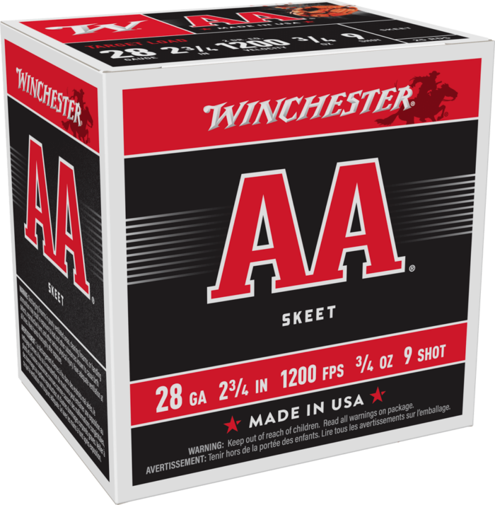Winchester AA 28 Gauge 3/4 oz 2.75" 1200 ft/s Shotgun Ammunition