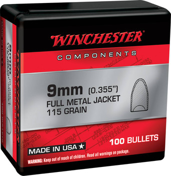 Winchester Ammo Centerfire Handgun Reloading 38 Cal .357 110 Gr Jacketed Hollow WB38HP110D