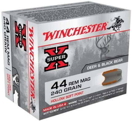Winchester Ammo Reloading 44 Rem Mag 240 HSP Bul Notch Rifle Bullets