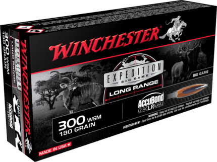 Winchester Ammo S300SLR Expedition Big Game Long Range 300 WSM 190 Gr AccuBond L