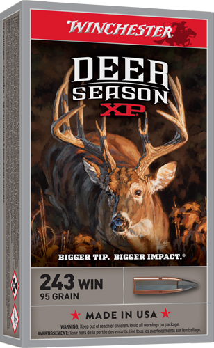 Winchester Deer Season XP .243 Winchester 95 grain Extreme Point Polymer Tip Centerfire Rifle Ammunition