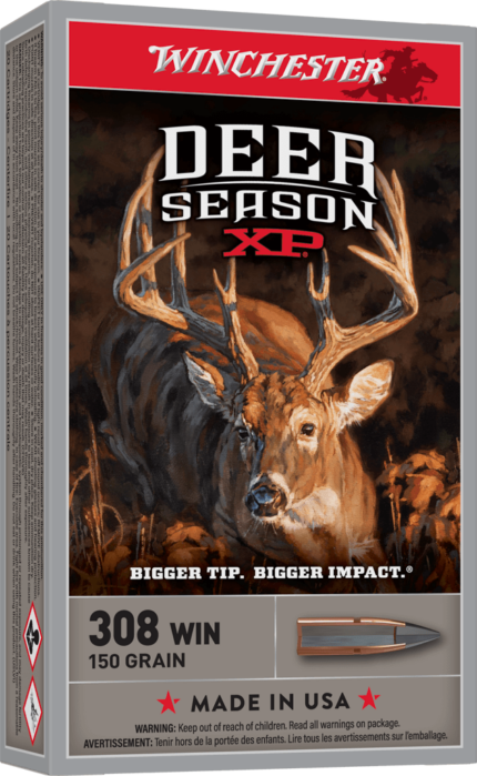 Winchester Deer Season XP .308 Winchester 150 grain Extreme Point Polymer Tip Centerfire Rifle Ammunition