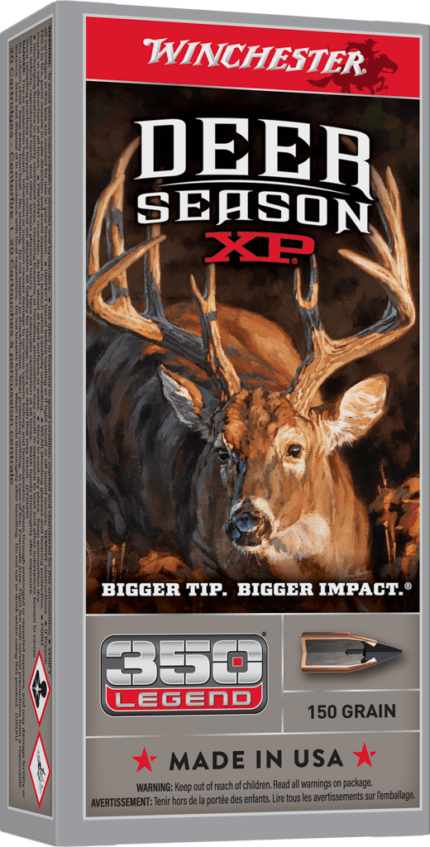Winchester Deer Season XP .350 Legend 150 grain Extreme Point Polymer Tip Centerfire Rifle Ammunition