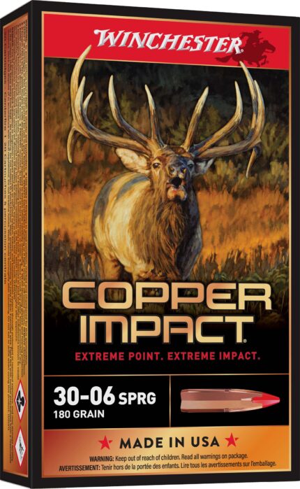 Winchester Deer Season XP Copper Impact .30-06 Springfield 180 Grain Copper Solid Centerfire Rifle Ammunition