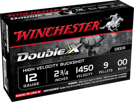 Winchester Double X 12 Gauge 9 Pellets 2.75" Shotgun Buckshot Ammunition