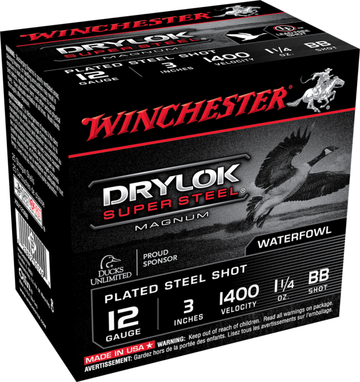 Winchester Drylok Super Steel 12 Gauge 1 1/4 oz 3" Shotgun Ammunition