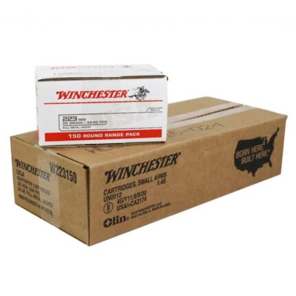 Winchester Lake City Rifle Ammunition .223 Rem 55gr FMJ 3240 fps