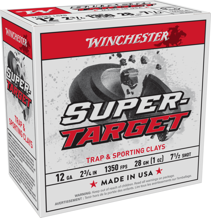 Winchester SUPER-TARGET 12 Gauge 1 oz 2.75'' 7.5 Shot Size 1350MV Shotgun Ammunition