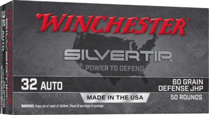 Winchester Super-X .32 Auto 60 Grain Jacketed Hollow Point Centerfire Pistol Ammunition