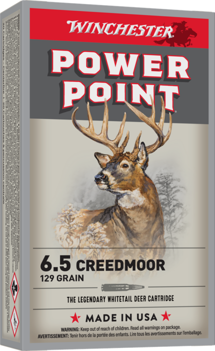 Winchester Super-X LINE EXTENSIONS 6.5 Creedmoor 129 grain Power-Point Centerfire Rifle Ammunition