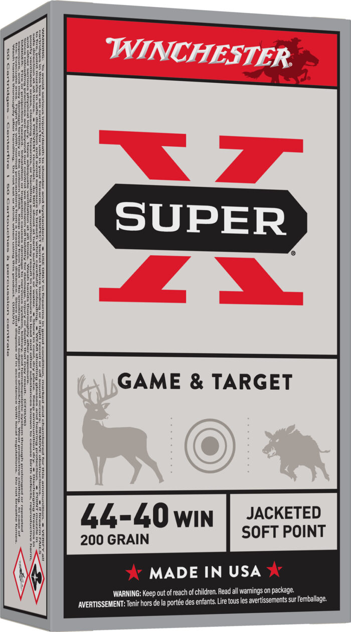 Winchester Super-X Rifle .44-40 Winchester 200 grain Power-Point Centerfire Rifle Ammunition