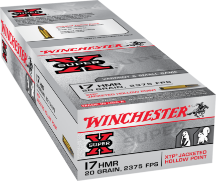 Winchester Super-X RIMFIRE .17 Hornady Magnum Rimfire 20 grain XTP Jacketed Hollow Point Rimfire Ammunition