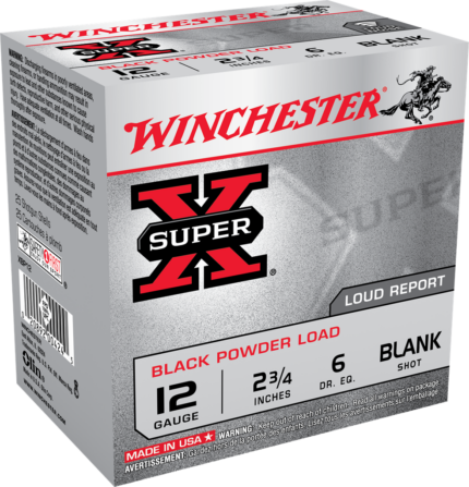 Winchester Super-X Shotshell 12 Gauge 0 oz 2.75" Blanks Ammunition