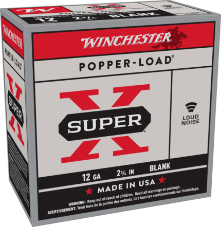 Winchester Super-X Shotshell 12 Gauge 0 oz 2.75" Smokeless Blanks Ammunition