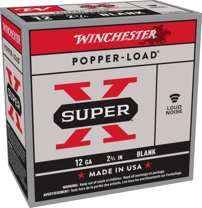 Winchester Super-X Shotshell 12 Gauge 0 oz 2.75" Smokeless Blanks Ammunition