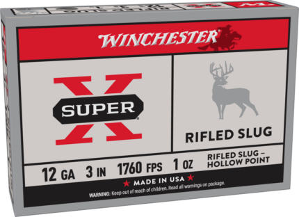 Winchester Super-X Shotshell 12 Gauge 1 oz 3" Shotgun Slug Ammunition